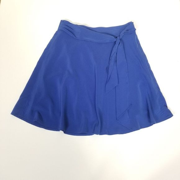 Banana Republic Blue Mini Circle Skirt Size 4 - Picture 1 of 12